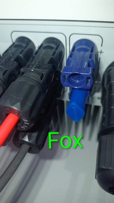 Par de conectores para bateria Solax Fox inversor híbrido