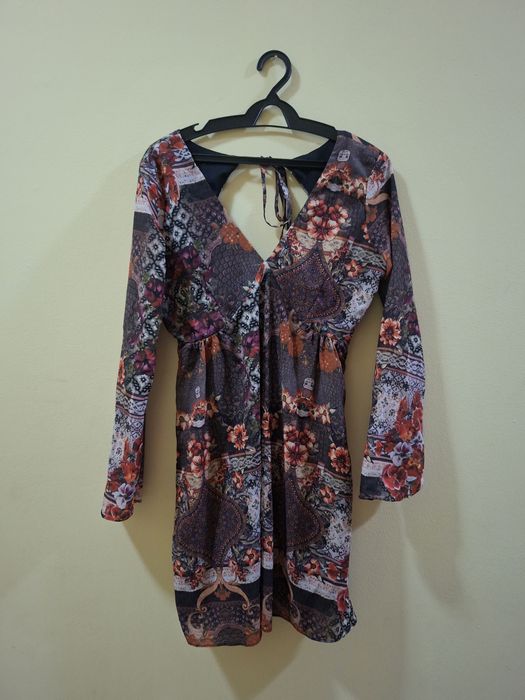 Vestido castanho Primavera / Outono