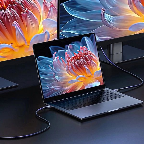 Kabel Ugreen USB4/40Gbps USB-C do USB-C 240W 8K 60Hz 1m - czarny