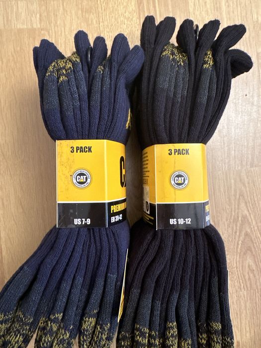 Шкарпетки робочі чоловічі CAT Caterpillar inc. Вир-во Бельгія. 3пари