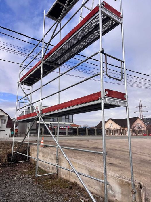 Rusztowanie elewacyjne P70 typu Plettac –  zestaw 72 m2