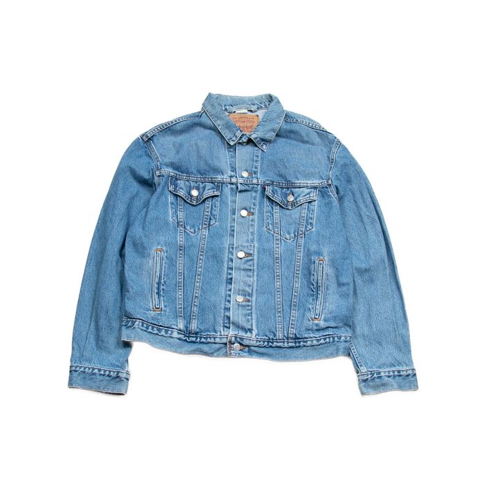 Vintage Levi’s 70516 trucker jacket katana jeansowa L męska jasna