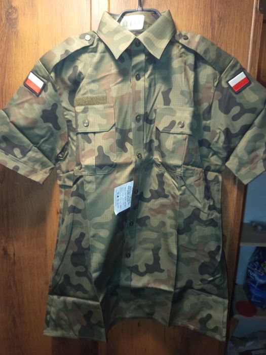 Koszula z krótkim rękawem Wojskowa