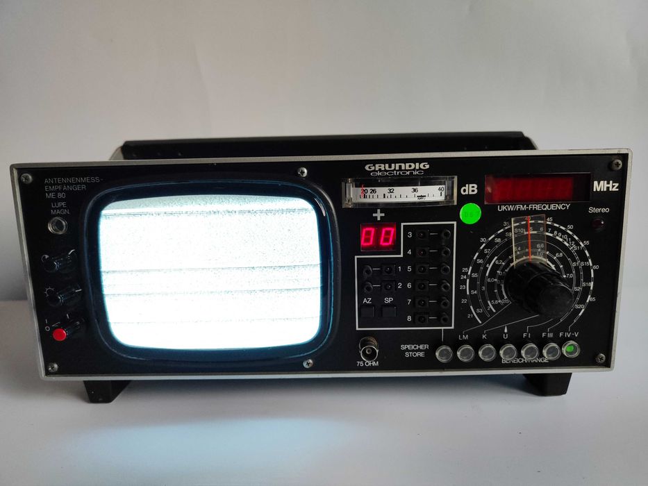 Grundig Antennenmess Empfänger ME 80 miernik antenowy vintage