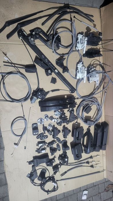 Замок змейка ролик ограничитель ручка трос петля  стекло Crafter