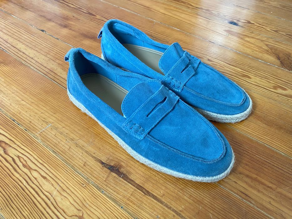 Mocassim pele casual Zara como novo