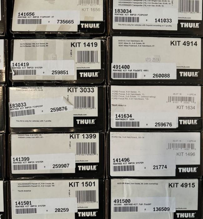 Thule kit Туле 1327/1592/3006/4001/4023/4007/5009/5010/5026/6046