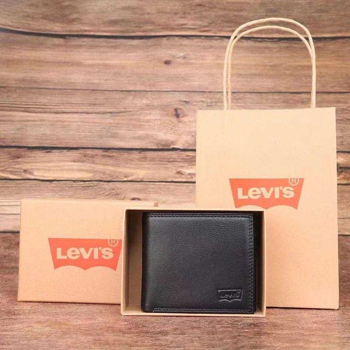 Кошелек с натуральной кожи Levis, гаманець Levis