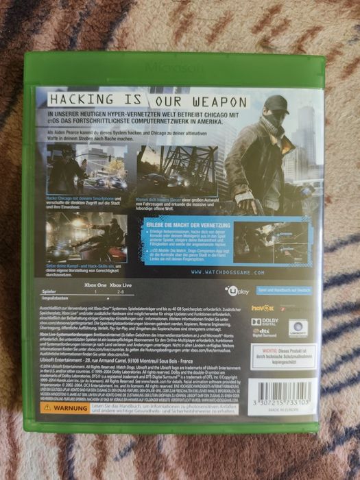 Watch Dogs 1(Xbox one)