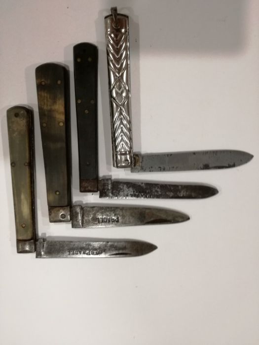 Canivetes Coleção -Lt. de 10 da Marca " PRADEL"-Preço Conjunto