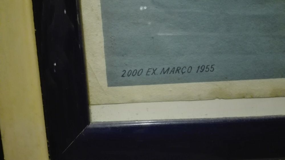 Poster antigo de 1955