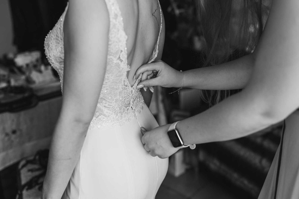 suknia ślubna rybka