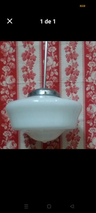 Candeeiro de teto arte deco