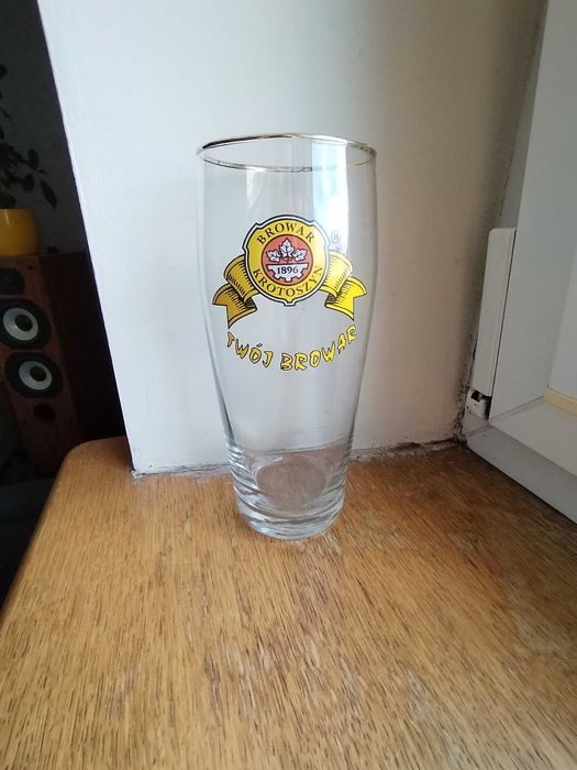 Browar Krotoszyn szklanaka do piwa lata 90 - te