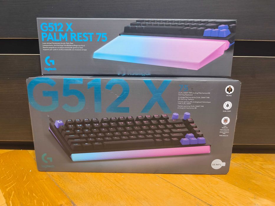 Klawiatura Logitech G512 X 75 + podstawka Logitech G512 X Palm Rest 75