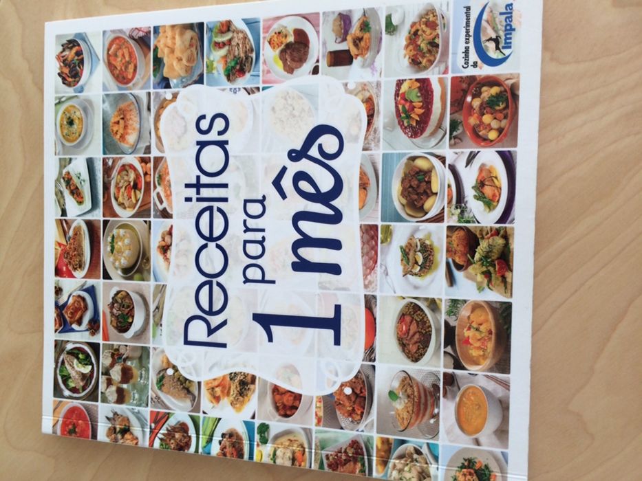 Livro Receitas para 1 mês Culinária