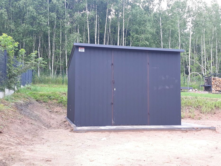 Garaż blaszak spad dachu na tył 3x5 m PRODUCENT