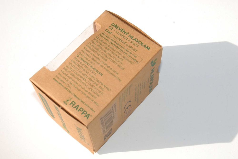 Stara zabawka drewniane puzzle Rappa ćwiczenie pamięci