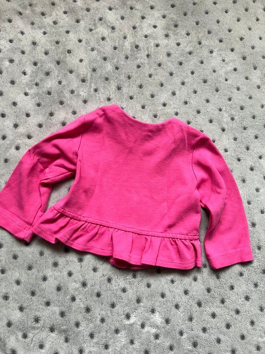 Mayoral różowa bluza suwak zip baskinka r. 62/68