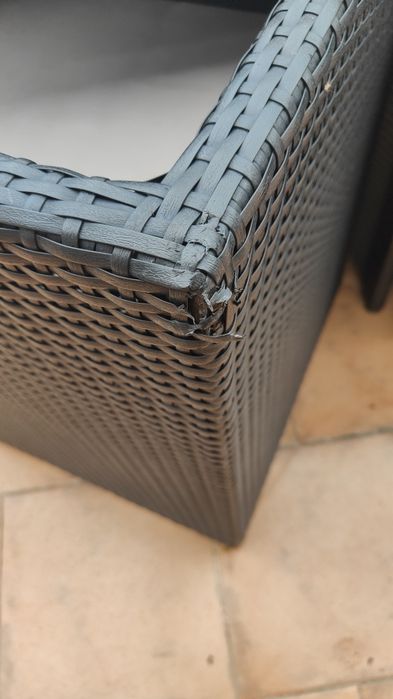 Conjunto Mesa e Cadeiras (4)Rattan