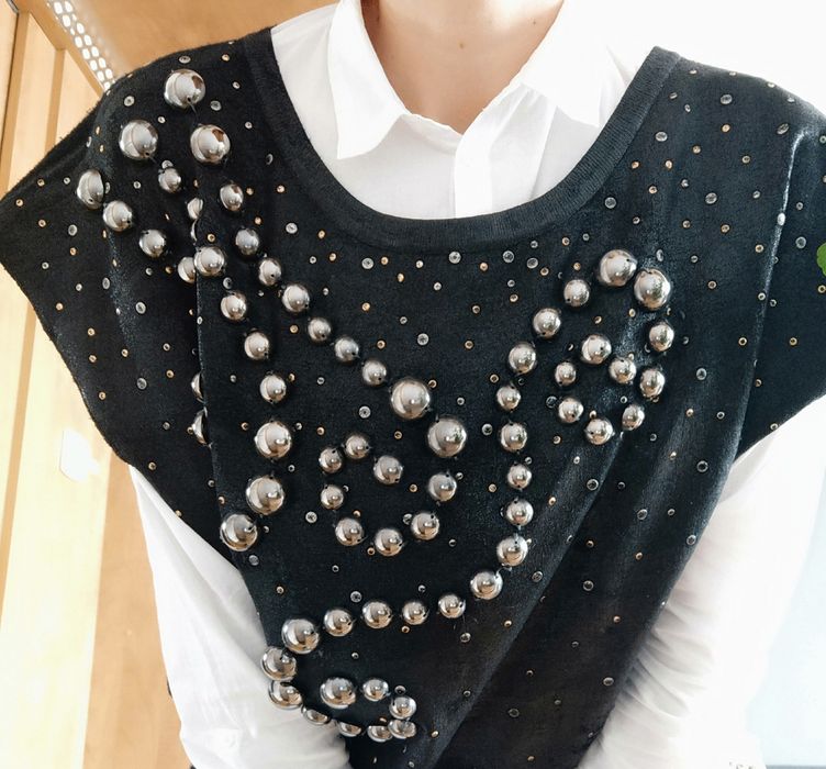 Sweter kamizelka wloska