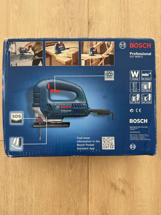 BOSCH Professional wyrzynarka sieciowa GST 8000 E drewno metal niebies