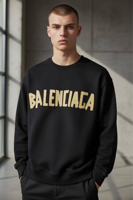 Чловічий світшот батнік тринитка diesel balenciaga dsquared2