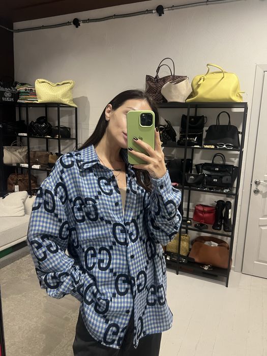 Сорочка Gucci! З бірками! Розмір М-L! Розпродаж люксових речей до 70%