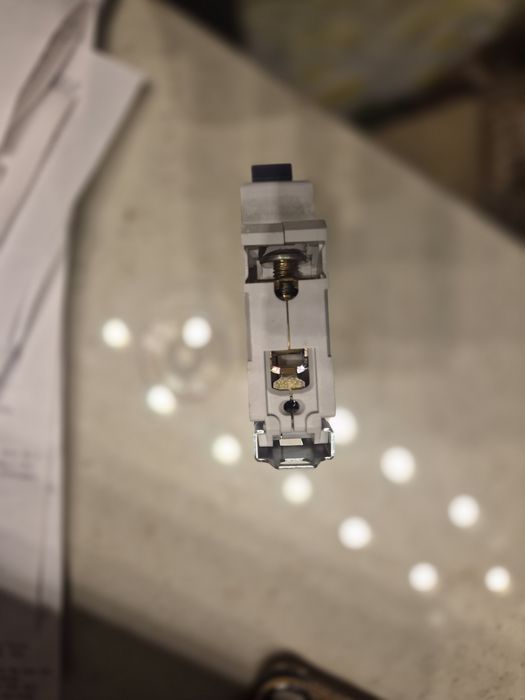 Fusível a funcionar