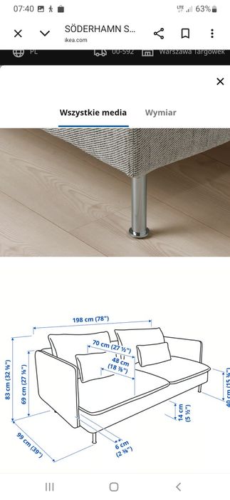 Sofa Soderhamn ikea