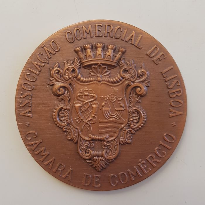 4 Medalhas bronze e cobre varias antigas