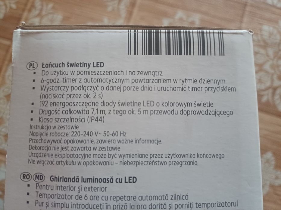 Łańcuch świetlny LED