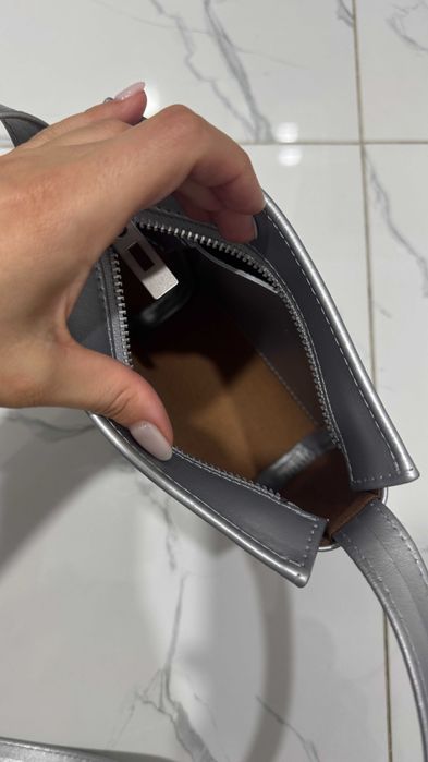 Срібляста сумка жіноча bagllet BG122