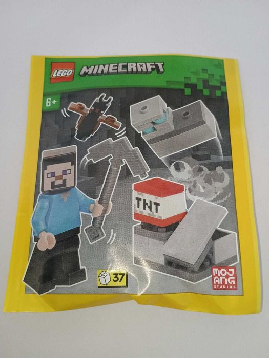 Lego Minecraft Steve w kopalni diamentów z nietoperzem 662411