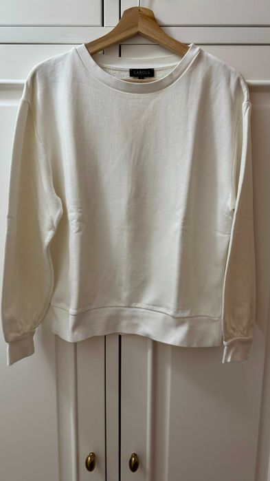 Camisola algodão, branco, Caroll. Como Nova!
