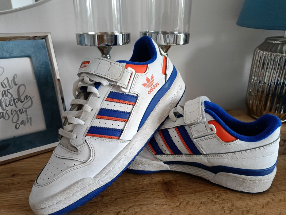 Buty adidas forum low 43 i 1/3 białe
