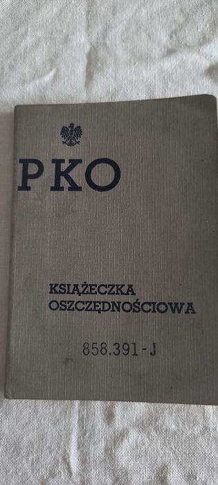PKO książeczka oszczędnościowa z II Rzeczypospolitej