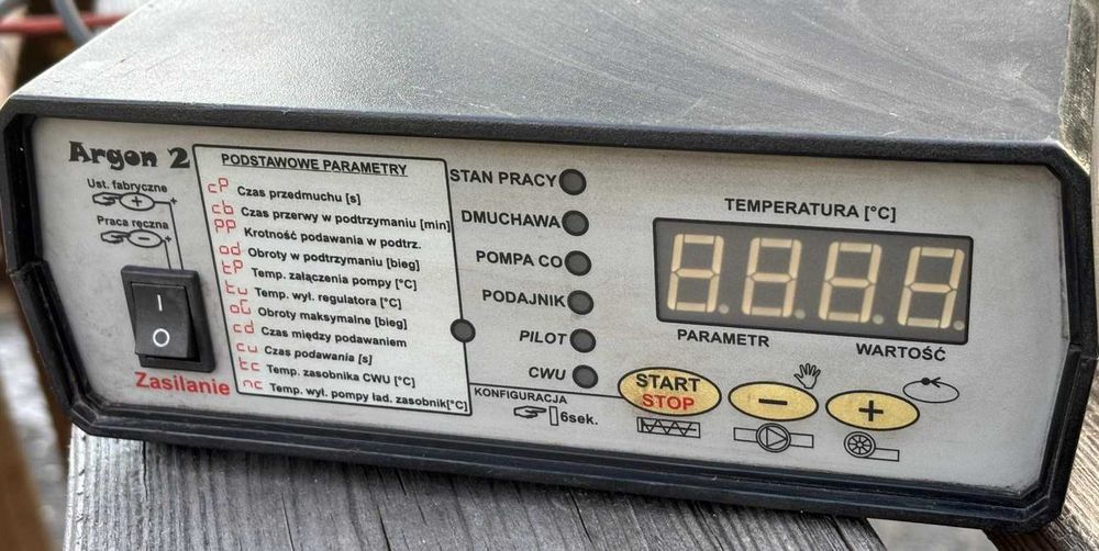 Sterownik do pieca z podajnikiem