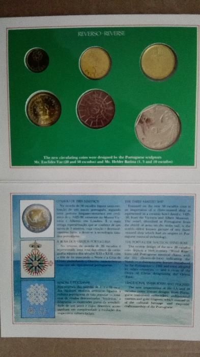 1987 - Moedas correntes brilhantes não circuladas - 1987