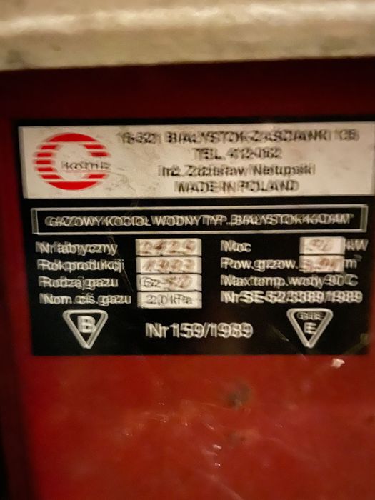 Piec Gazowy Kotniz 50 Kw Warszawa Bemowo