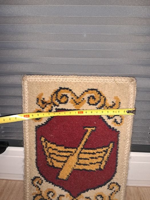Herb Łodzi kilim prl