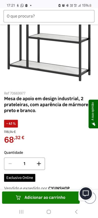 Mesa de apoio de desing