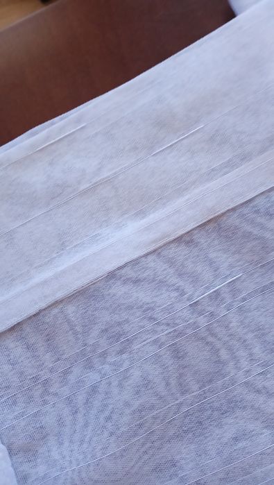 Firana z gipiura gruby deszczyk 108/154