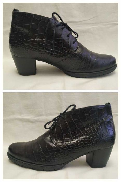 Ботинки/Ботильоны женские кожаные "Gabor" Размер 38,5 Идеальные!!!