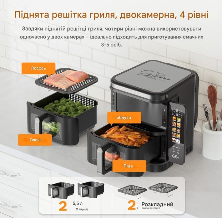 Аерофритюрниця CoBnn 11L Doppelschicht