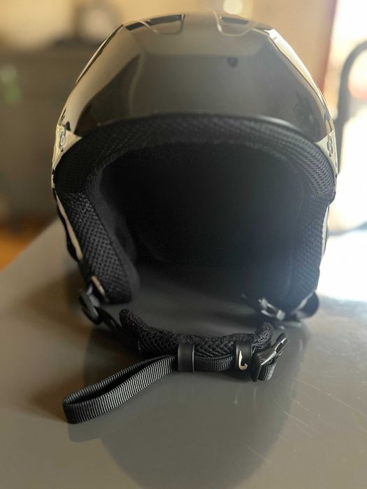 kask narciarski damski z goglami