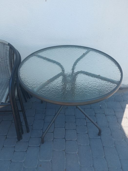 Stół stolik krzesła ogrodowe