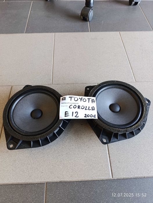 Głośniki toyota corolla e12 165mm