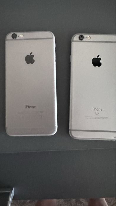 Iphone 6 prateado e preto