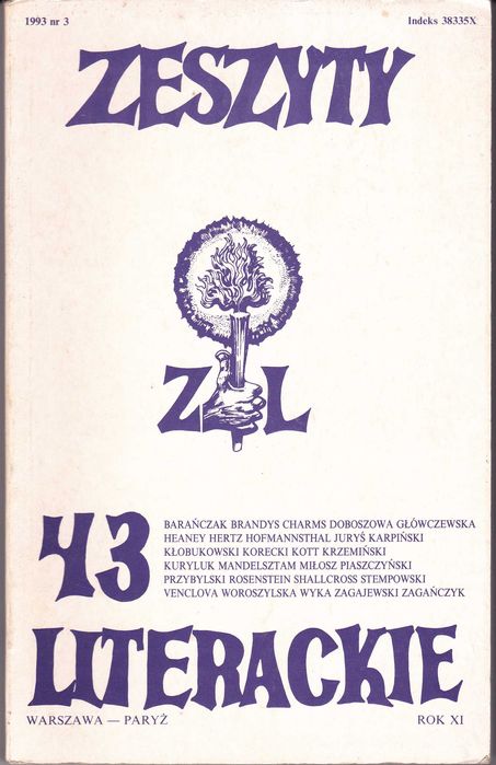 Zeszyty literackie, nr 43